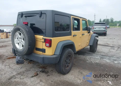 2014 Jeep Wrangler Unlimited Sport z USA, uszkodzony, nr VIN 1C4BJWDG9EL100345